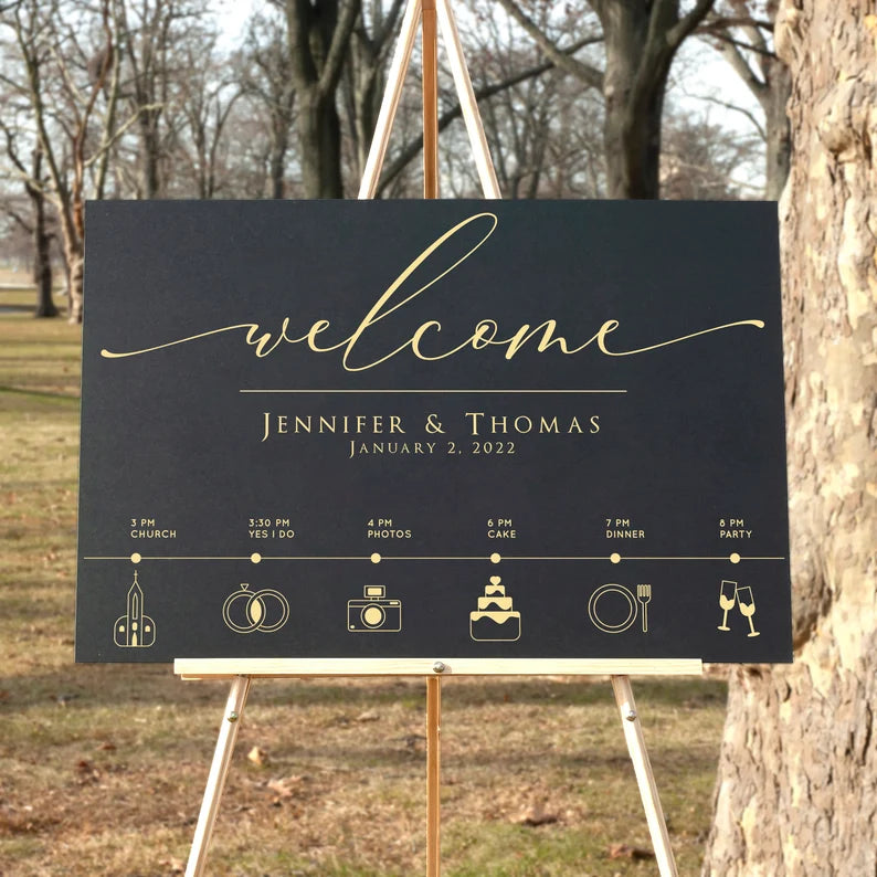 Event Sign - Acrylic Board with Vinyl