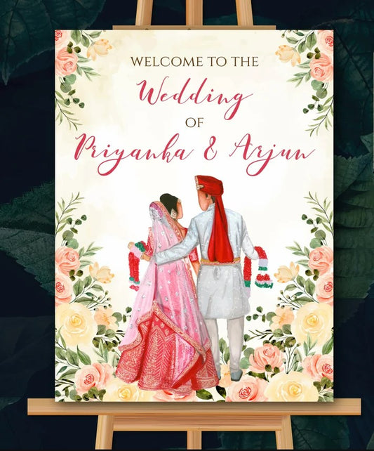 Event Sign - Indian Wedding