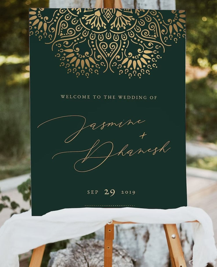 Event Sign - Indian Wedding