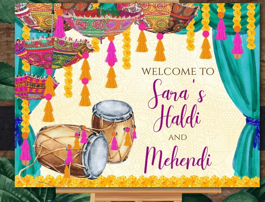 Event Sign - Indian Wedding