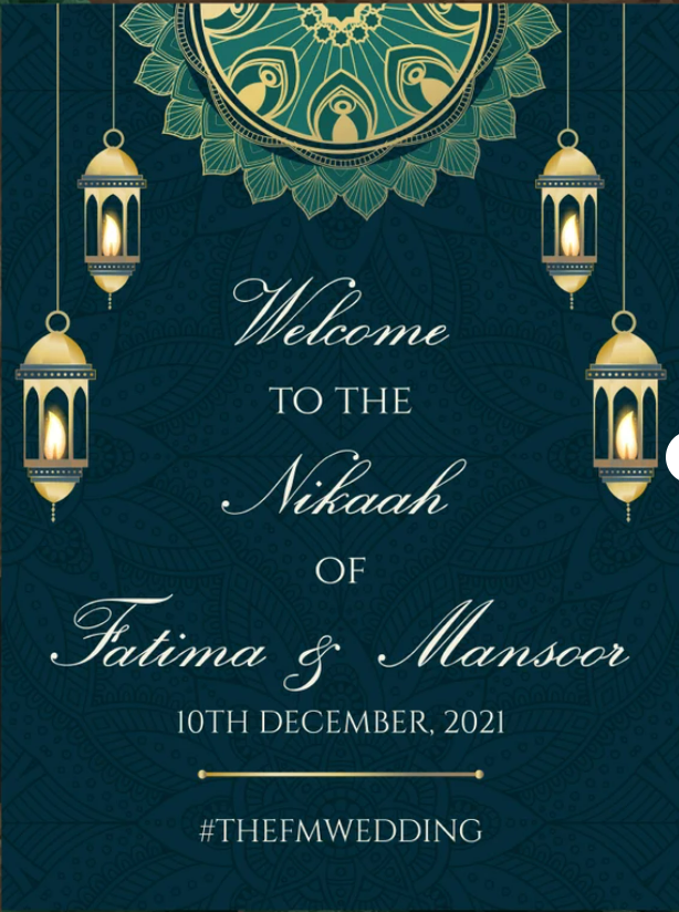 Event Sign - Indian Wedding